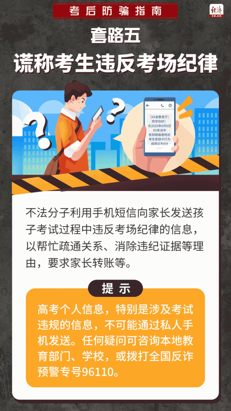 【动图】高考结束，诈骗来袭？这份防骗指南请收好