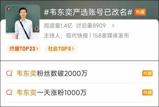 看丹观察丨韦东奕一开号“碰瓷”带货的就来了！网友：屡禁不止，就得治