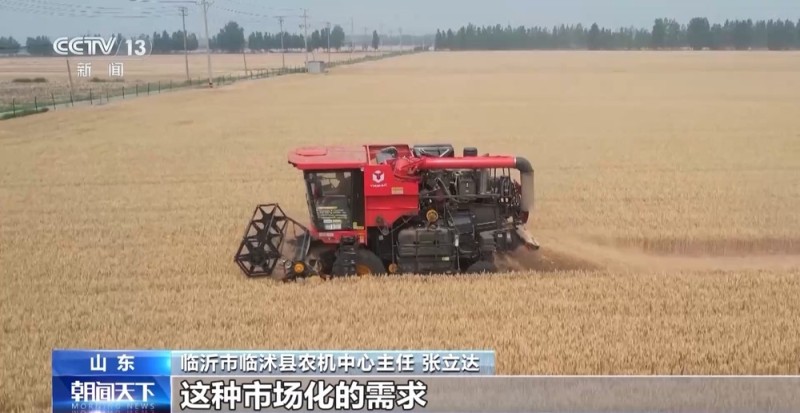 机损率仅0.5% 每亩多赚15元 科技助力夏收创造良性循环