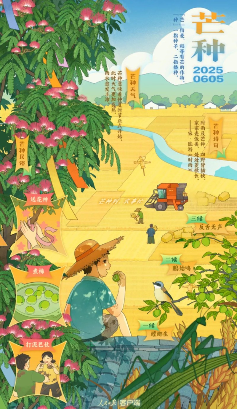今日17时57分，迎芒种