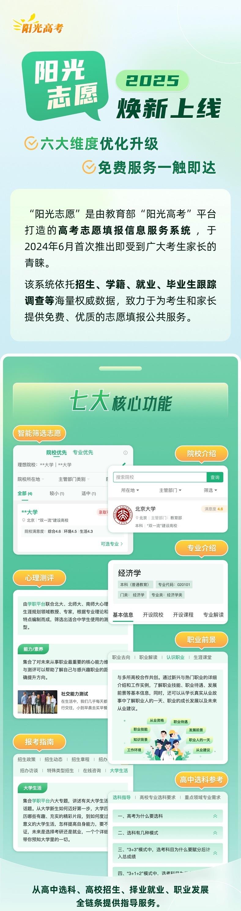 @高考生  官方帮你一起报志愿  快来解锁适合你的大学和专业