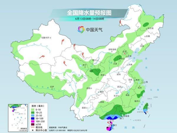 广东海南将现明显风雨  南北方迎大范围持续性高温
