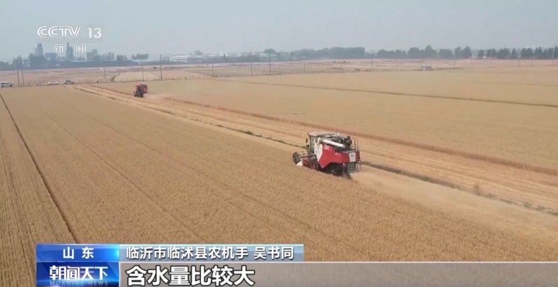 机损率仅0.5% 每亩多赚15元 科技助力夏收创造良性循环