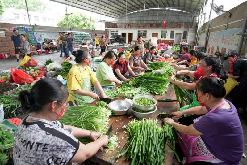 温度丨集合，带上菜刀？村民道出实情：为抗洪救灾人员做饭