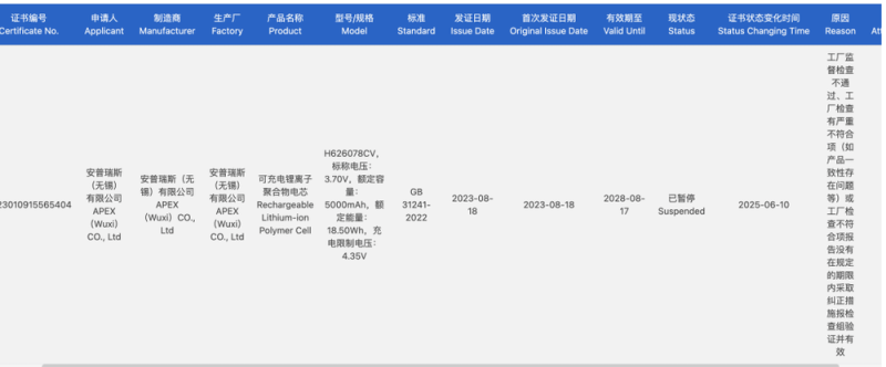 充电宝召回风暴剑指头部电芯供应商：多条3C认证被撤销，如何走到这一步？