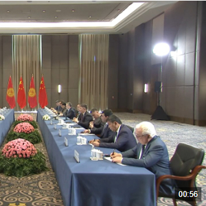 独家视频丨习近平会见吉尔吉斯斯坦总统：持续深化发展战略对接 维护好双方共同和长远利益