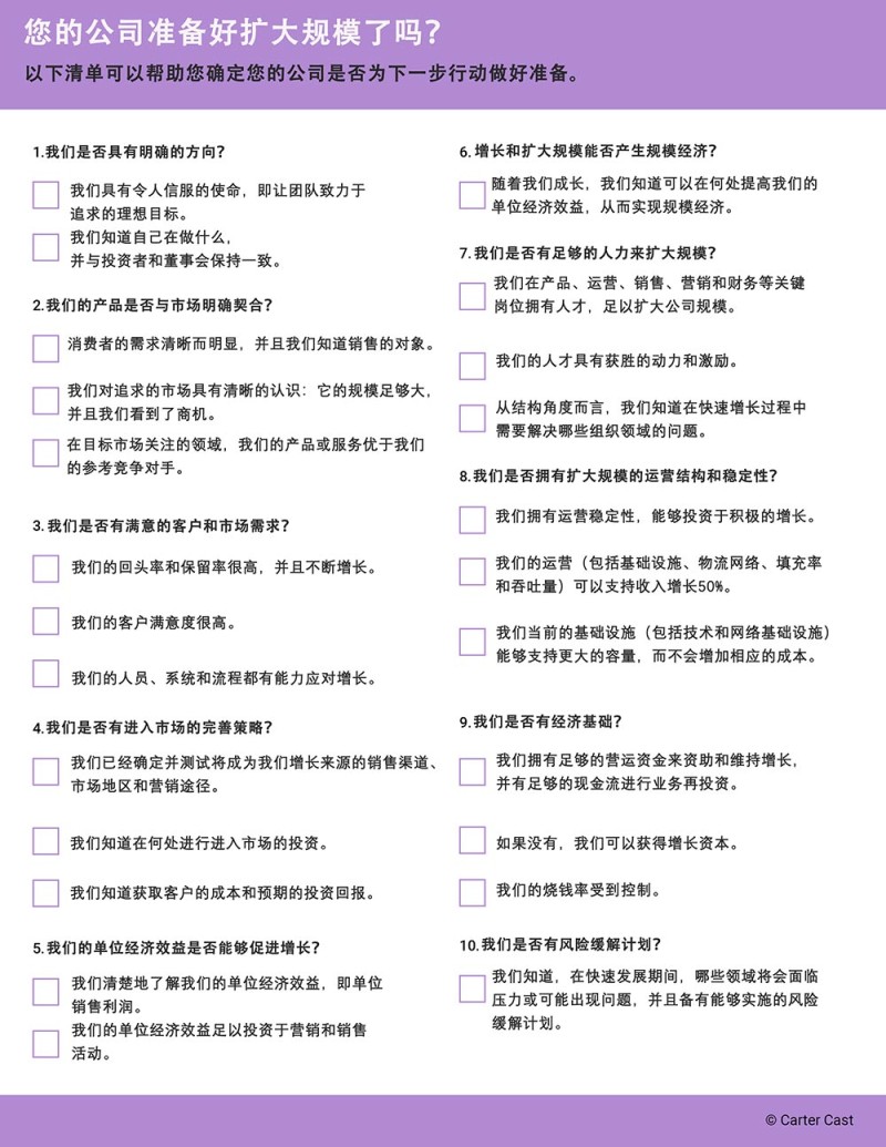 初创公司准备扩大规模的五个提示
