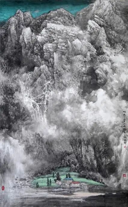 象中藏变，  墨外言心―论师恩钊山水画新境探微