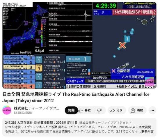 25万人凌晨4点蹲守直播等地震 预言时间点已过:没震