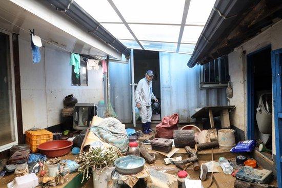 韩国境内强降雨天气已导致10人死亡、9人失踪
