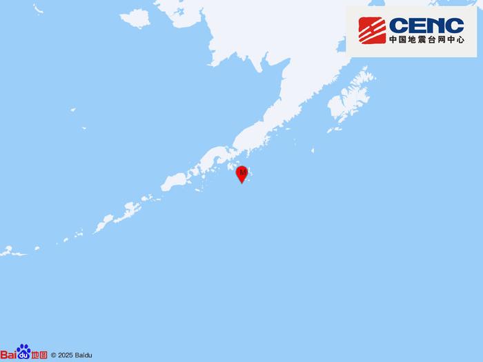 美国阿拉斯加州以南海域发生6.2级地震，震源深度40千米