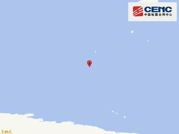 麦夸里岛附近海域发生6.2级地震 震源深度10千米