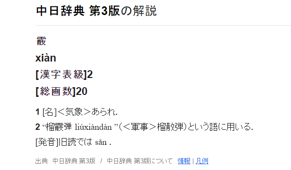 霰弹枪为什么叫xian?