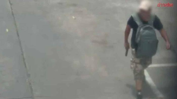 曼谷6死枪案画面曝光!枪手闯入扫射,后坐长凳自尽 警方:正调查是否和边境冲突有关