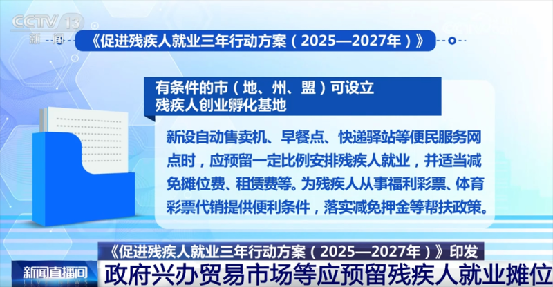 “春天的事业”托起稳稳的幸福 这一方案进一步加强残疾人就业帮扶