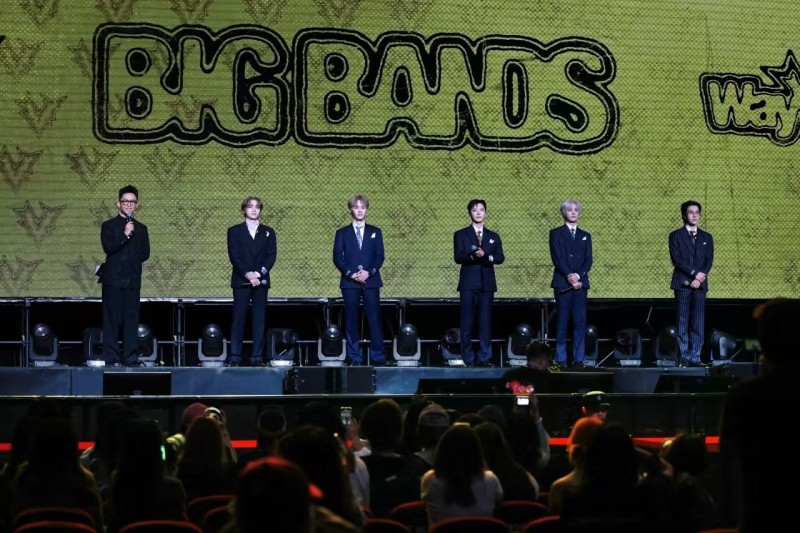 国内也回荡起“BIG BANDS”之乐！威神V迷你7辑《BIG BANDS》北京记者会圆满举行！