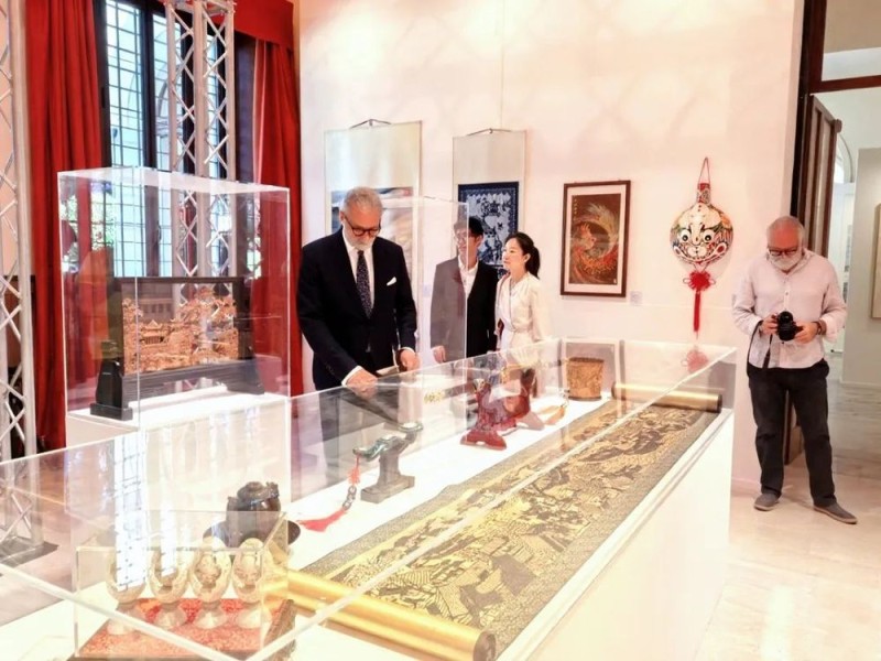 广泛赞誉！《非遗里的中国》全球巡展首站亮相罗马，获各界好评