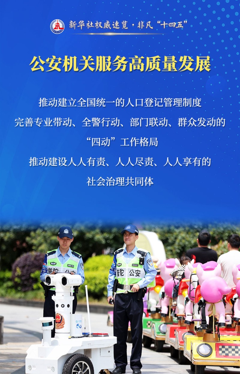 新华社权威速览・非凡“十四五”| 守护“平安中国”，公安机关这样干