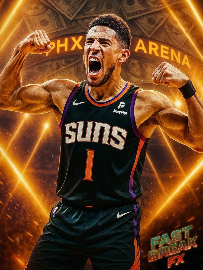 疯了，轰动NBA！布克创造历史最高年薪！7546万一年，比亚历山大还贵