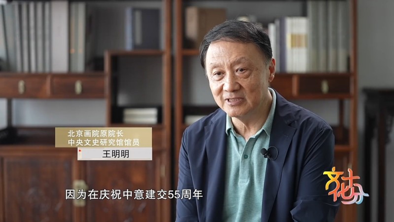 庆祝中意建交55周年艺术特展｜北京画院原院长王明明：艺术需要双向交流