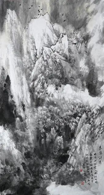 象中藏变，  墨外言心―论师恩钊山水画新境探微
