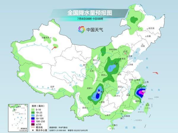 台风“丹娜丝”继续北上或登陆浙闽沿海 中东部大范围闷热持续