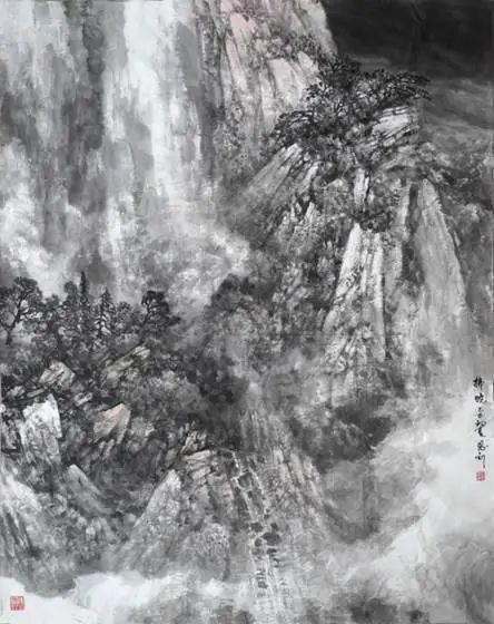 象中藏变，  墨外言心―论师恩钊山水画新境探微