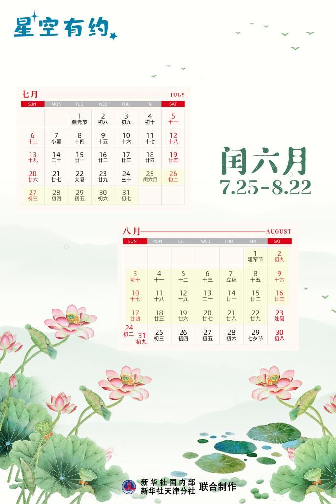 星空有约丨闰六月来了，本世纪有6次！