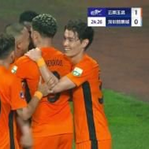 各赛事主场5连胜！云南玉昆3-1深圳新鹏城 恩里克&迪力穆拉提破门