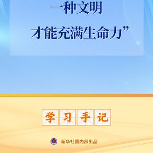 学习手记｜“只有交流互鉴，一种文明才能充满生命力”