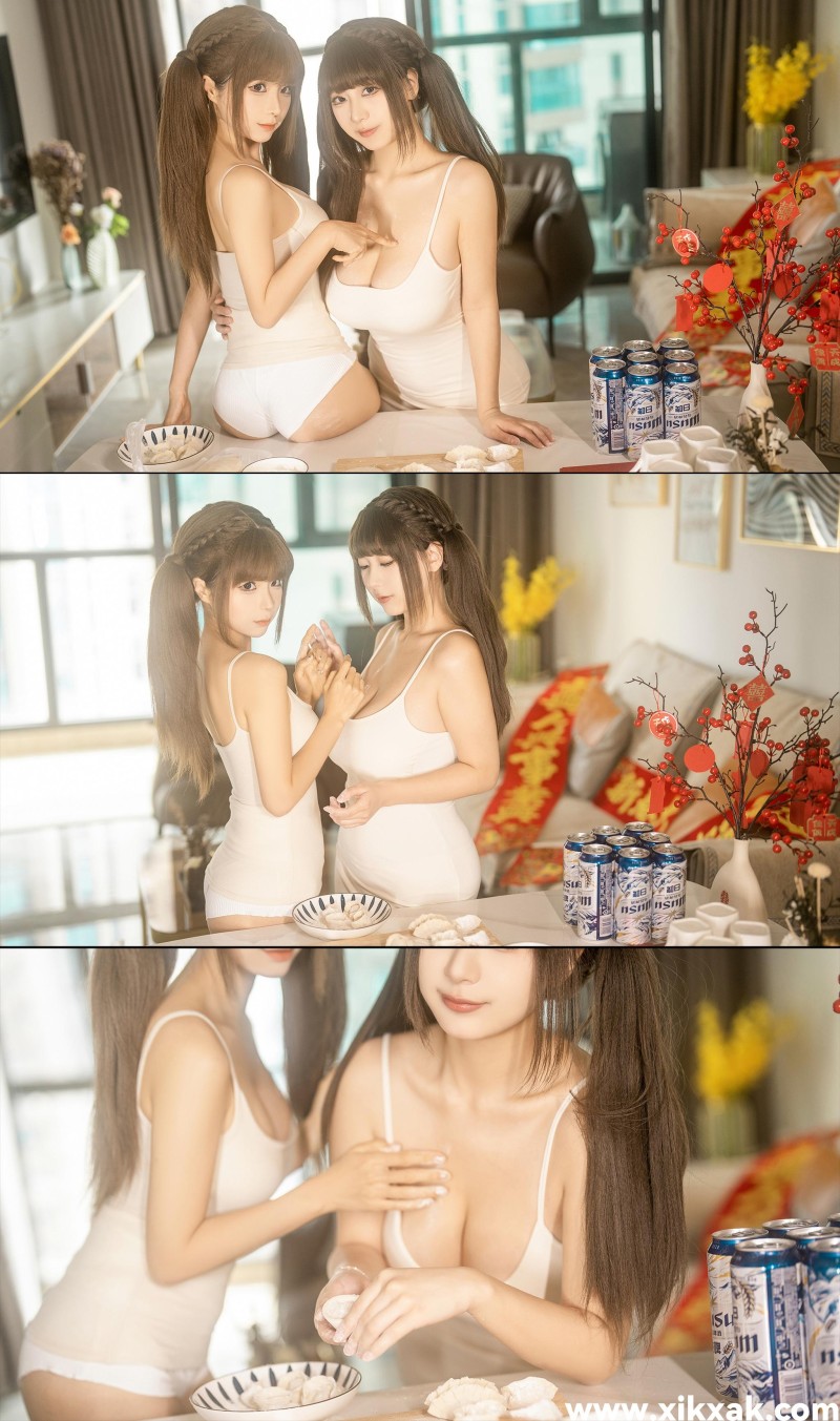 蠢沫沫 &#8211; NO.277 双人新年贺岁浅安安 [103P]