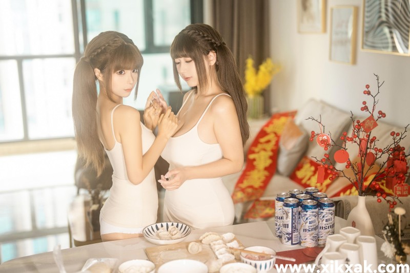 蠢沫沫 &#8211; NO.277 双人新年贺岁浅安安 [103P]