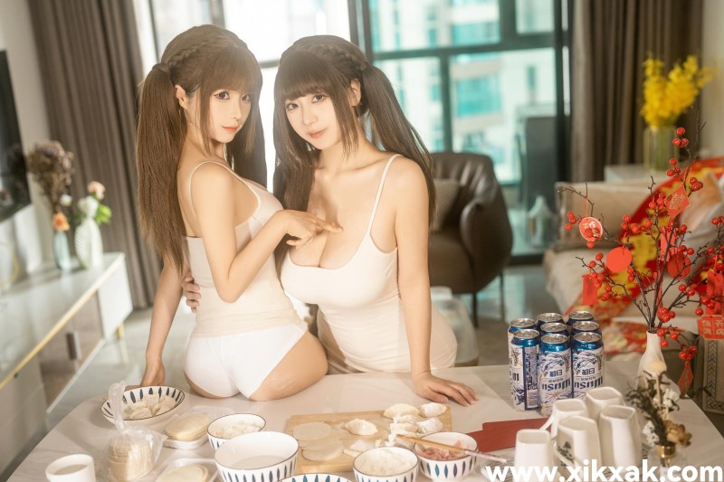 蠢沫沫 &#8211; NO.277 双人新年贺岁浅安安 [103P]