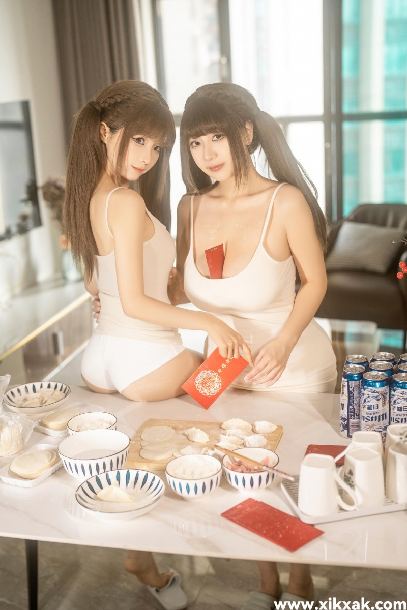 蠢沫沫 &#8211; NO.277 双人新年贺岁浅安安 [103P]
