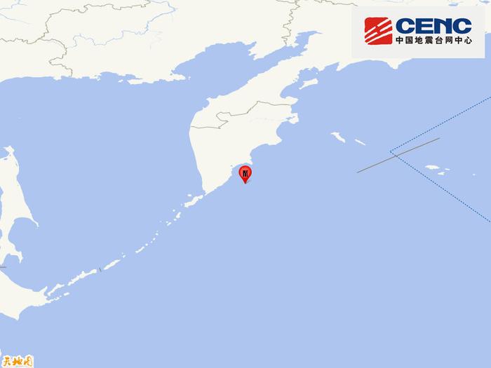 堪察加东岸远海发生6.0级地震，震源深度10千米