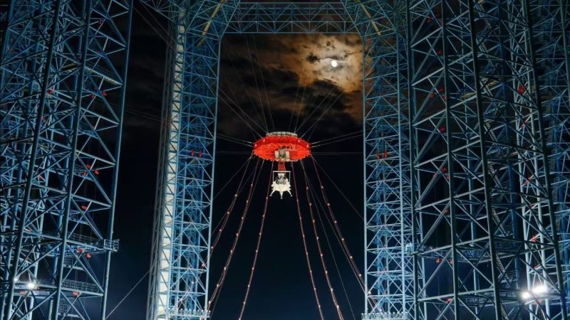 揽月月面着陆器着陆起飞综合验证试验取得圆满成功  我国载人月球探测工程研制工作取得新的重要突破