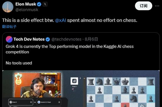 国际象棋赛OpenAI o3碾压夺冠,马斯克Grok决赛遭零封