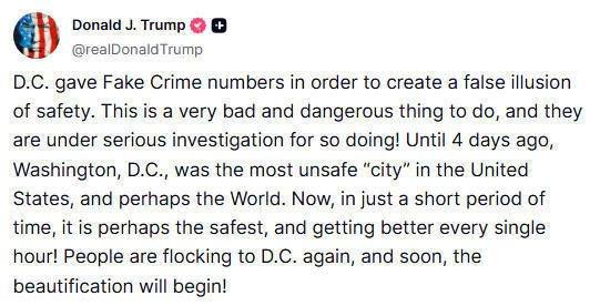 民众反对“派兵” 特朗普要上街巡逻 美政府与华盛顿摩擦再升级