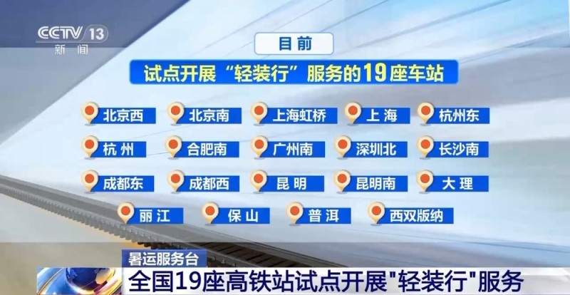 @坐火车的旅客：同城行李可以“门到站”和“站到门”（附预约方法）
