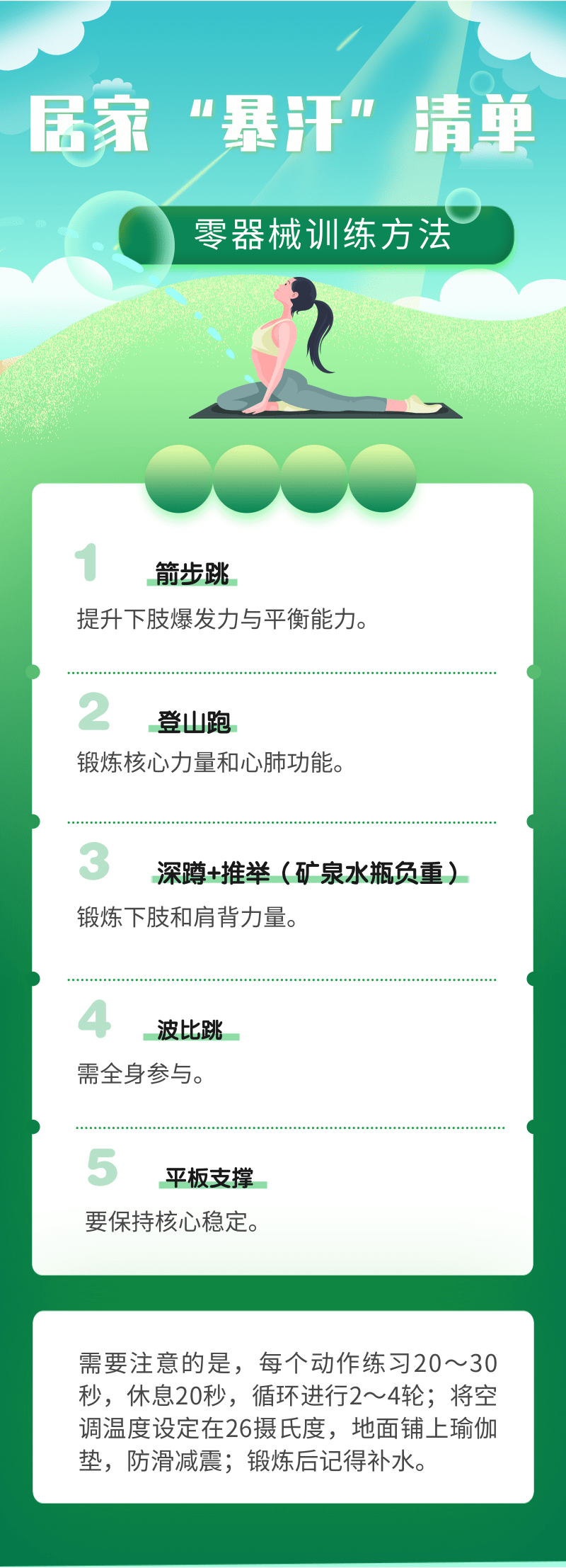 居家“暴汗”、户外“打卡”，花式暑期运动练起来｜科学减重一起来