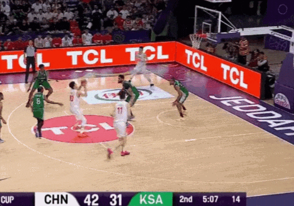 赢了赢了！亚洲杯8投砸出10分！中国又一NBA级别前锋