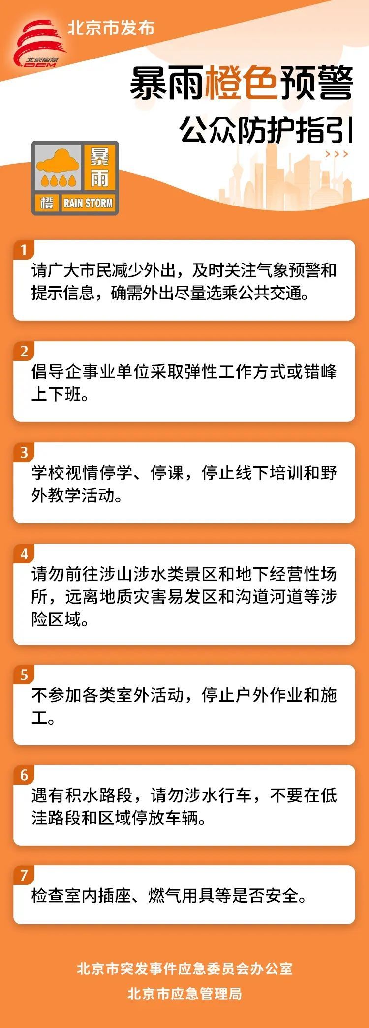 应对近期降雨，北京市体育局紧急通知：分区管控