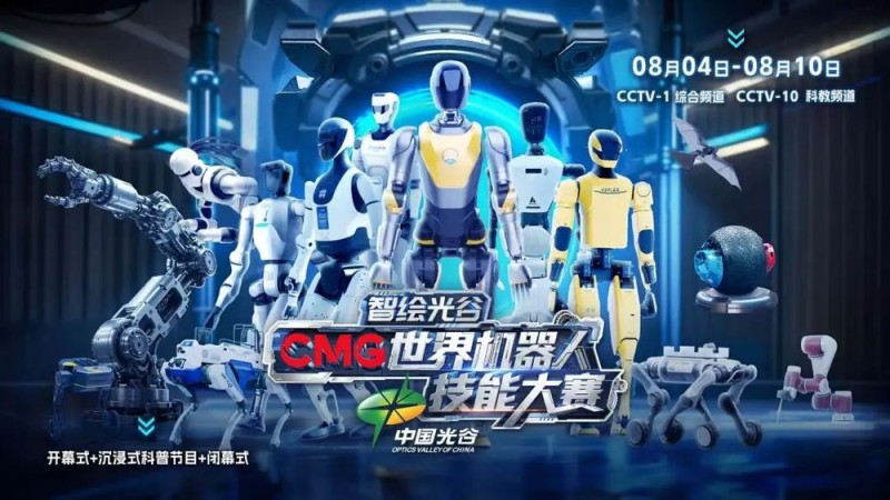 以科技叙事擘画文明演进图谱《智绘光谷・CMG世界机器人技能大赛》开播