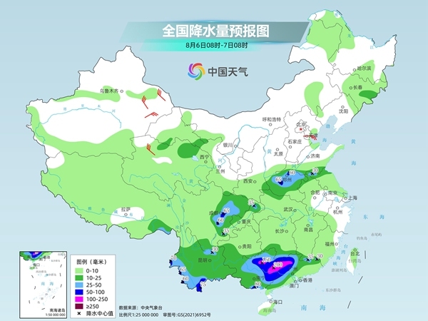 黄淮江淮等地降雨发展增多 江南华南迎持续性高温桑拿天