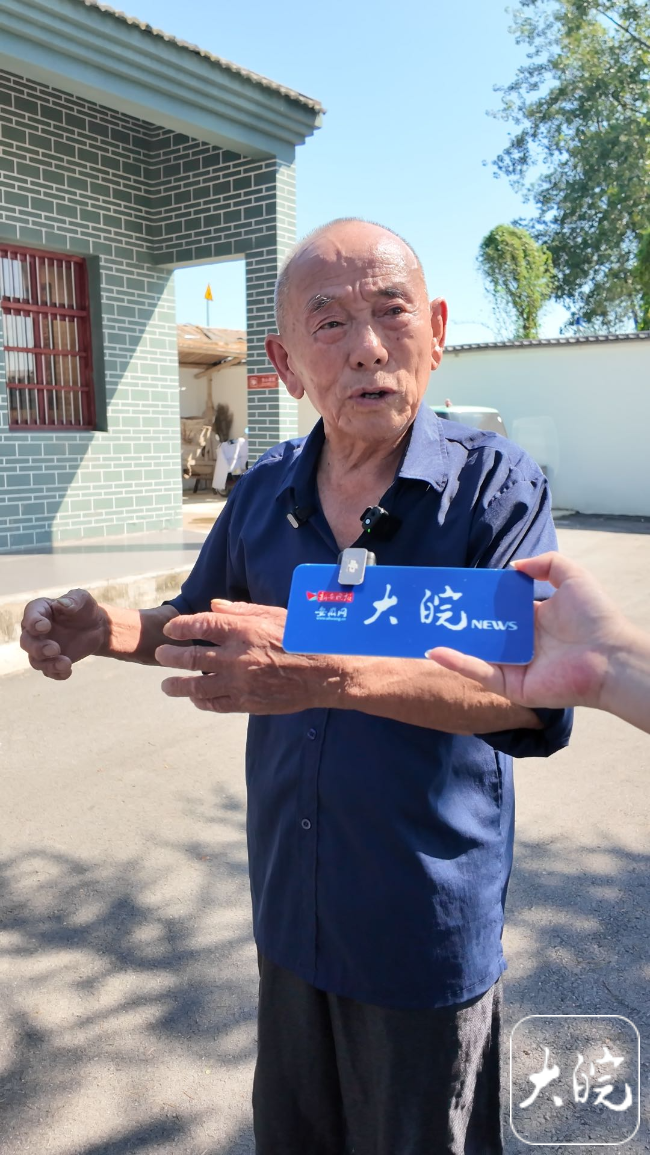 红星照耀中国・千里跃进大别山｜85岁“学生娃”芮泽祥忆“平岗切岭”：8个月劈开“救命河”