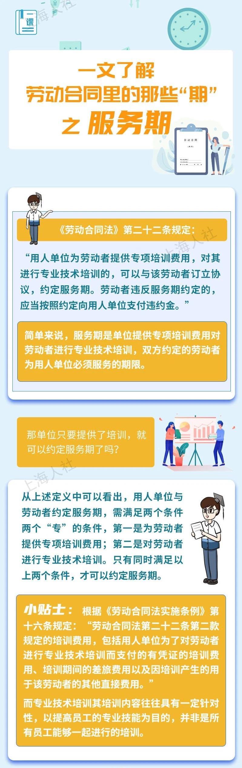 试用期、医疗期、服务期……一文了解劳动合同里的那些“期”