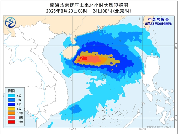 今年第13号台风即将于今天白天生成 海南岛附近部分海域将有大风