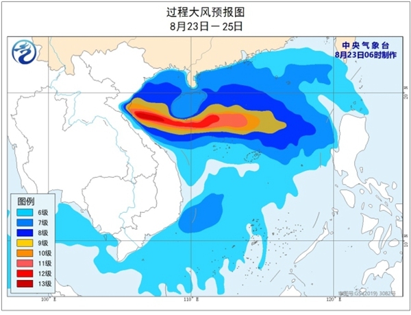 台风“剑鱼”明天可能擦过或登陆海南沿海 华南局地有特大暴雨
