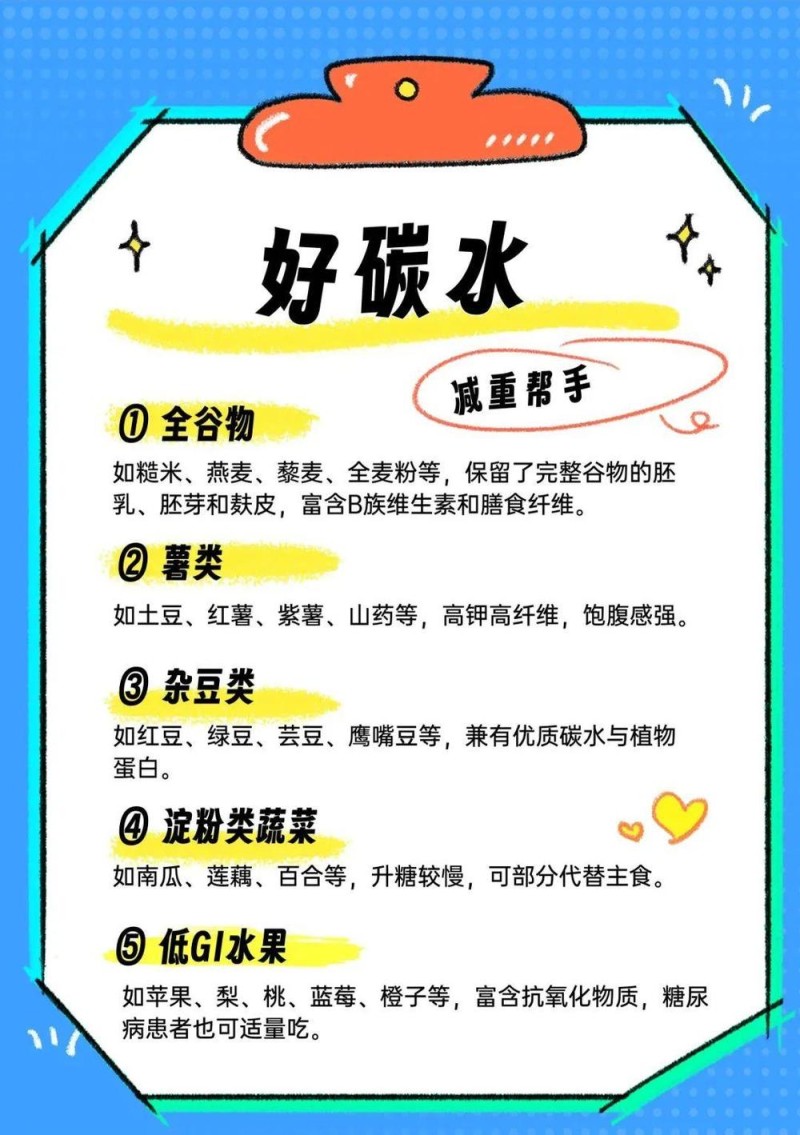 这几种碳水，健康又减肥！照着吃就对了→