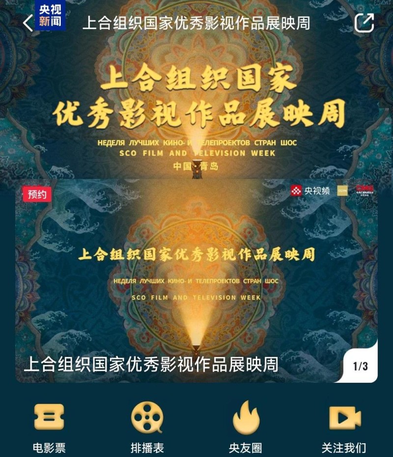 光影为桥，山海共赴！上合展映周在青岛启幕
